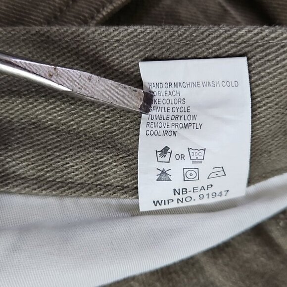 Woolrich 1507 Classic Beige Cotton 5-Pocket Jeans Heavy Workwear 40x32 EUC LNC - Picture 12 of 13